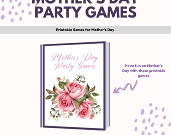 Mother's Day Party Games - Downloadable Trivia and Fun Activities Bundle | Mother's Day Games | Family Fun