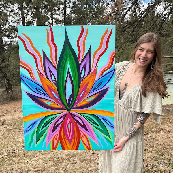 Psychedelic Painting - Etsy