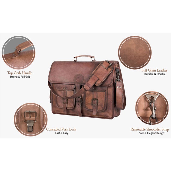 Best leather messenger bag 2018 deals