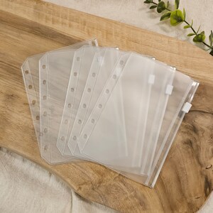 ZIP envelopes in A7 - Zipper pockets A7 - Budgeting - Envelope method - Cashstuffing - different amounts - Challenges - Money
