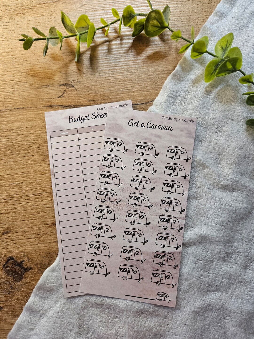 Get a Caravan Savings Challenge Print Version 200 G Paper for A6 ...
