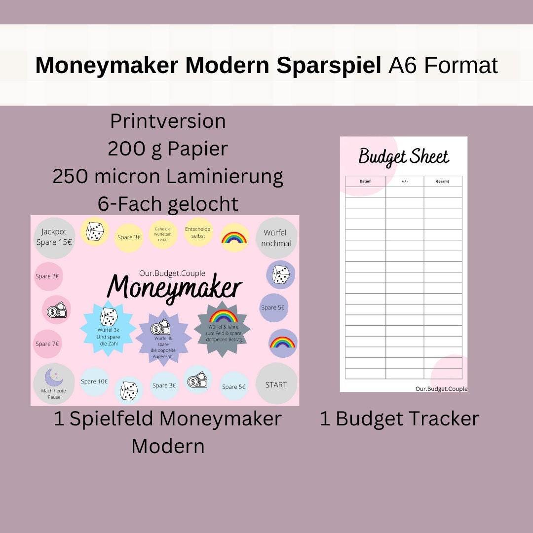 Moneymaker Modern Print Version 200 G Paper 250 Micron Laminated ...