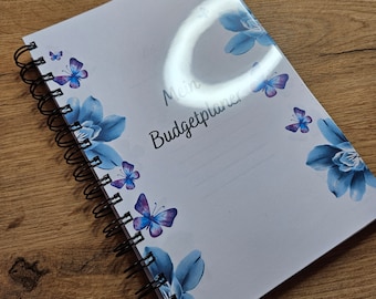 Budget planner XL planner A5 print version - as a ring binder - planning for your finances - 12 months undated - cash stuffing - budgeting