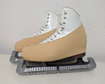 Schonies - half boot protectors for roller figure skating, inline figure skating and figure skating - size 170-300 - color beige