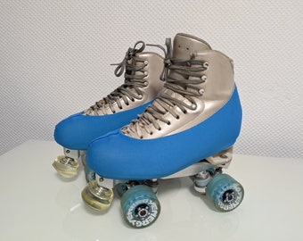 Schonies - half boot protectors for roller figure skating, inline figure skating and figure skating - size 170-300 - color sky blue