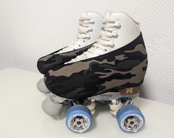 Schonies - half boot protectors for roller figure skating, inline figure skating and figure skating - size 170-300 - color camouflage 2