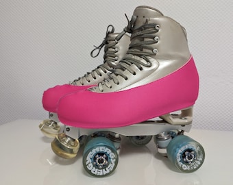 Schonies - half boot protectors for roller figure skating, inline figure skating and figure skating - size 170-300 - color neon pink