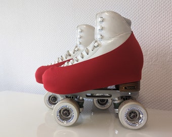 Schonies - half boot protectors for roller figure skating, inline figure skating and figure skating - size 170-300 - color red