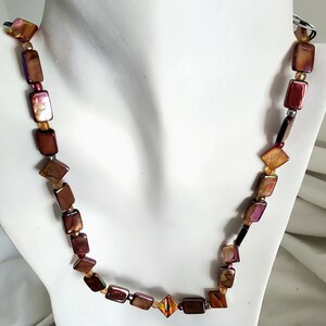 Enchanting Shimmer Mother of Pearl Necklace
