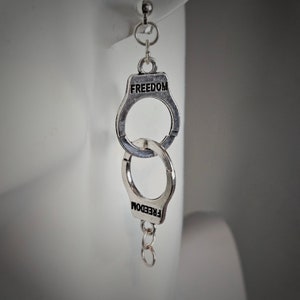 Freedom Handcuff Earrings