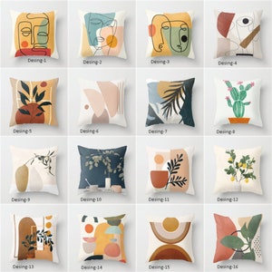 Stunning Geometric Pattern Scandinavian Throw Pillows image
