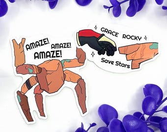 Project Hail Mary Vinyl Stickers - Rocky, Grace, Amaze Decals
