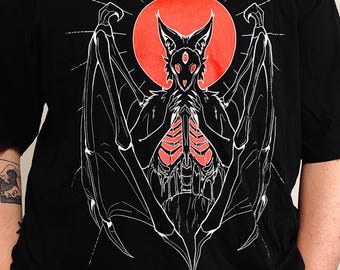 Dark Moon Furry Eldritch TShirt Unisex Size Black in Colour