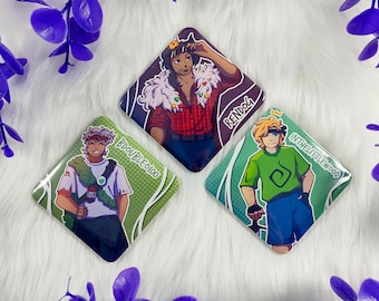 MCYT Hermitcraft Life Series Button Badges - InTheLittleWood/Rendog/Bdubbs