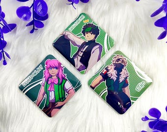 MCYT Hermitcraft Life Series Button Badges - LDShadowLady/Smallishbeans/Etho
