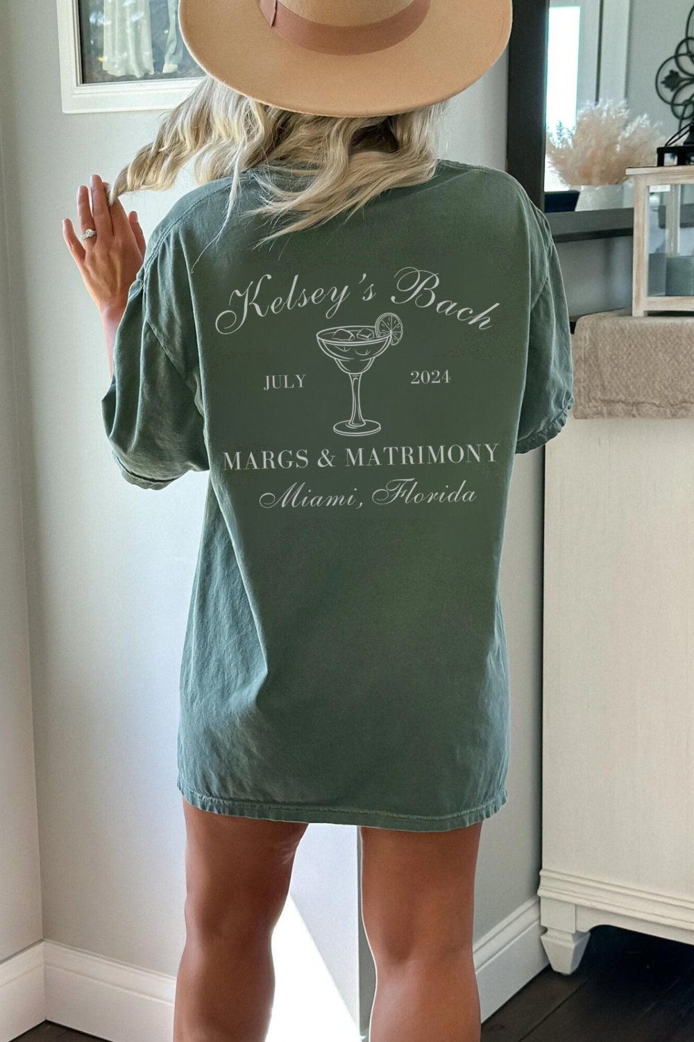 Personalized Margarita Bachelorette Party Shirt Bridal Party Beach ...