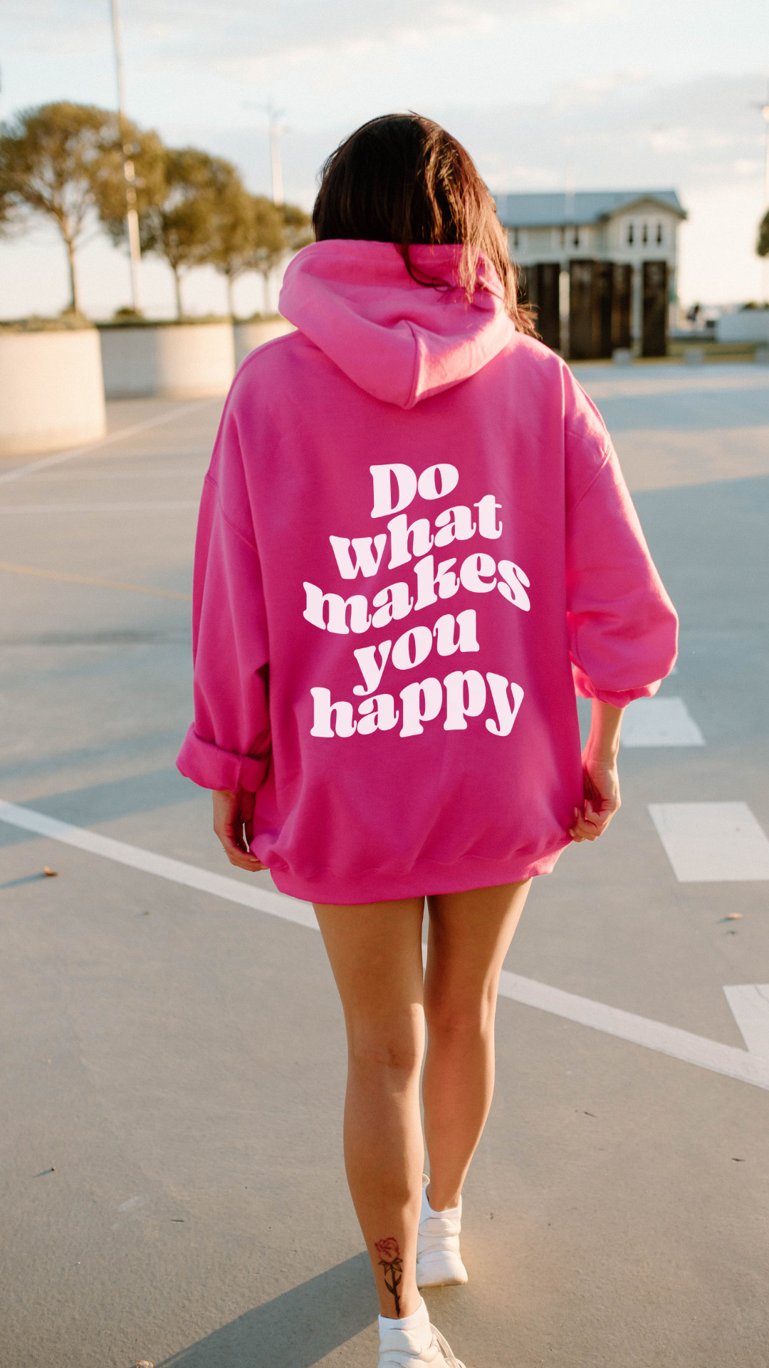 Do What Makes You Happy Hoodie Positive Message Hoodies Positive
