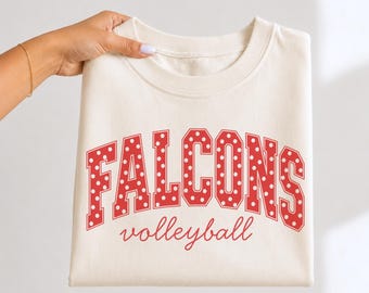 Volleyball Mom Shirt Team Color Mascot Tshirt Custom Volleyball Mascot Comfort Colors® T Shirt Game Day Shirt School Spirit Gift