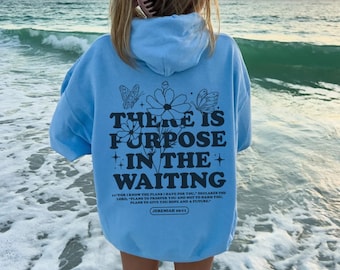 Jeremiah 29 11 Hoodie Cool Christian Sweatshirt Aesthetic Bible Verse Clothes Trendy Christian Sweater Y2K Oversized Hoodie Gift for Her