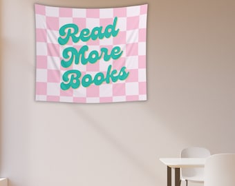 Klassenzimmer Wandteppich Lesen Klassenzimmer Lesen Knook Schild Banner zum Lesen Ecke Bibliothek Banner Lesen Sie mehr Bücher Nettes Klassenzimmer Dekor