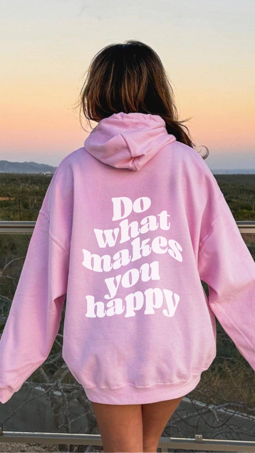 Do What Makes You Happy Hoodie Positive Message Hoodies Positive