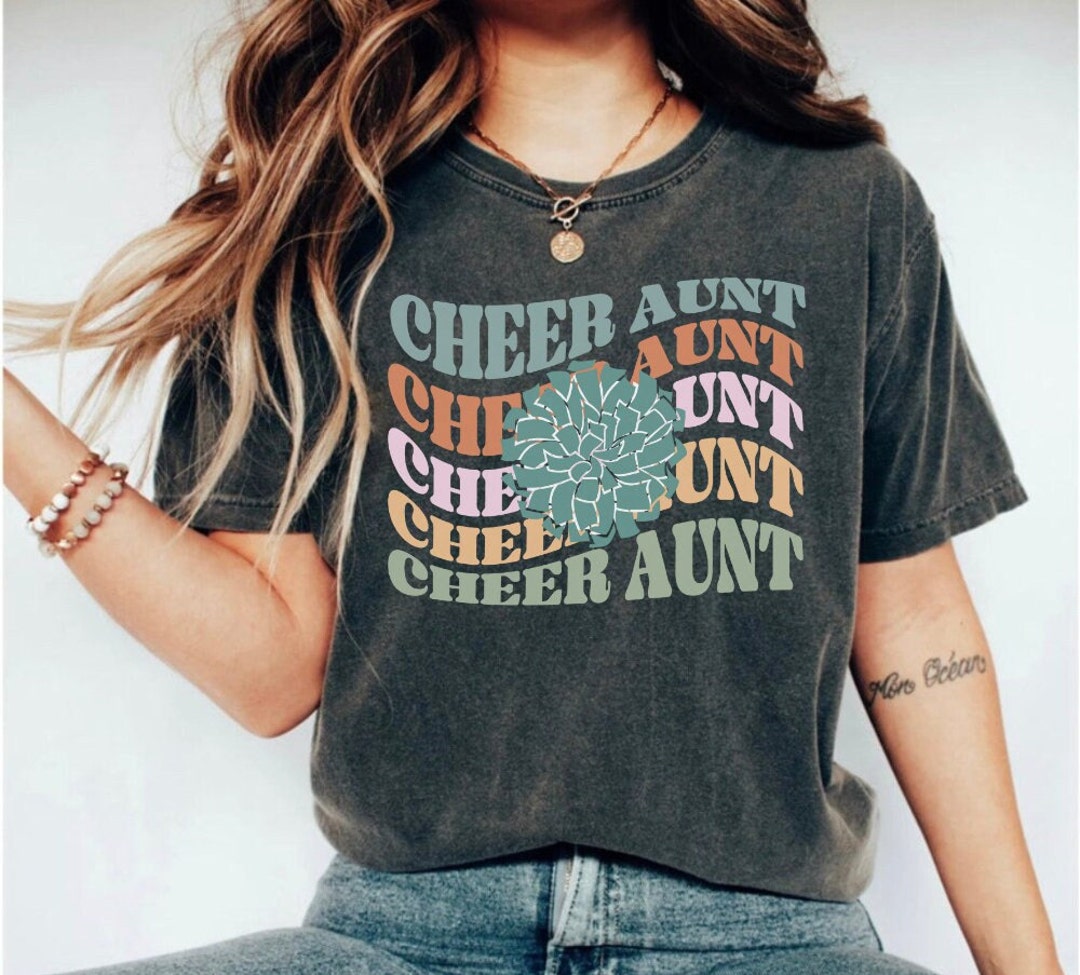 Cheer Aunt Tshirt, Cheer Aunt Shirt, Cheer Aunt Gift Ideas, Gift for