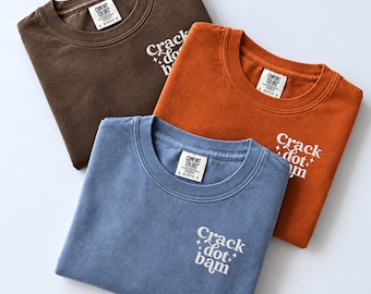Crack Dot Bam Embroidered Shirt Mahjong Comfort Colors Tee Mahjong Player Gift Game Night Shirt Mah Jongg Lover Gift for Her