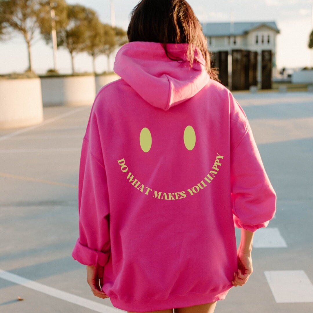 Neon Pink Hoodie 