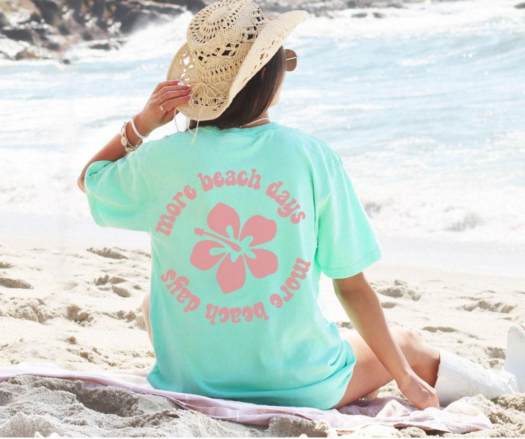 WIEIYM Maglietta da donna Love Heart T Shirt Sun Wave Sea