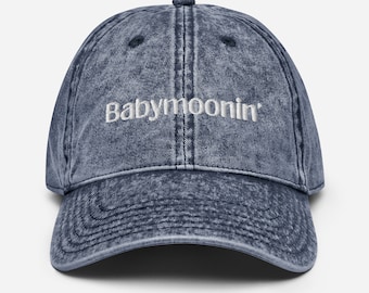 Babymoon hoed Babymoon cadeau Babymoon vakantie geborduurde hoed moeder als hoed