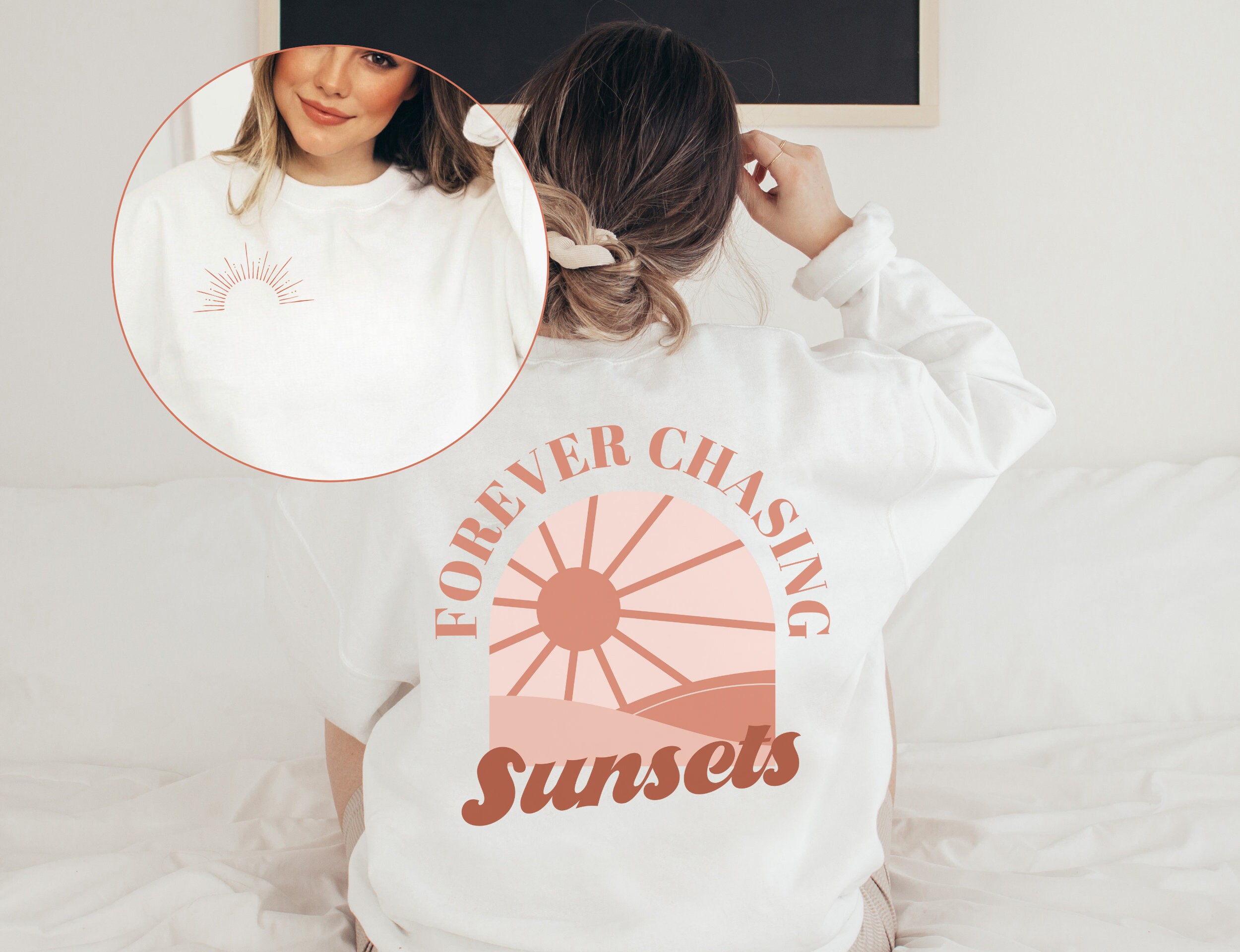 Wild Sunsets Printed Sweater
