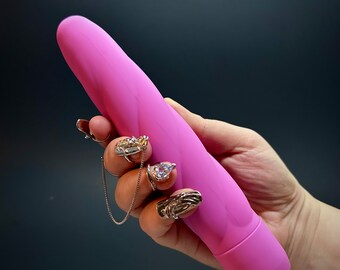 Twisted Silicone Vibrator for Vagina G Spot Clitoris Stimulation 10 Modes Vibrator Smooth Waterproof Quiet Powerful Sex Adult Toy 8"
