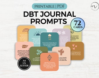 DBT Journal Prompts, Anxiety Cards, Social Psychology, Mental Health, Therapy Tools, Emotional Regulation, Mindfulness, Distress Tolerance
