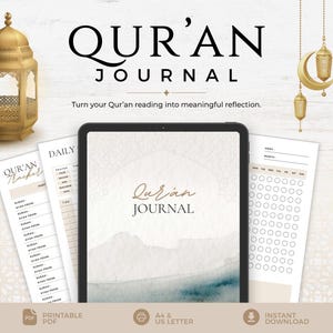 コーランジャーナル、コーラントラッカー、デジタルコーランプランナー、学習＆考察PDF