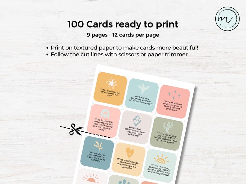 Solution Focused Therapy Question Cards, Journal Prompt Cards, Positive ...