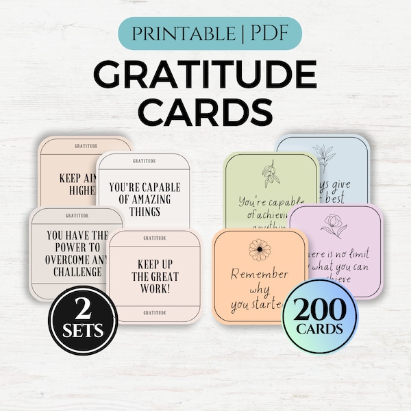 Gratitude Cards for Work, Encouragement Cards for Employees, Coworkers Appreciation Gift Cards, Positive Affirmation Cards, Office Printable