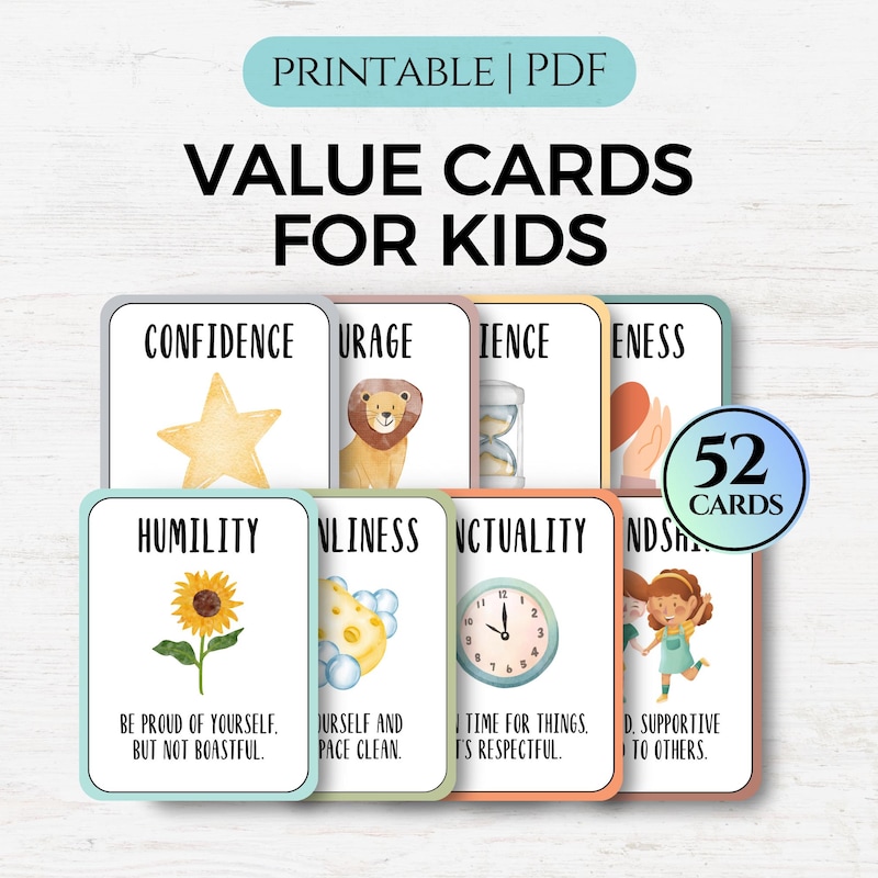 Commitment Card Template - Etsy