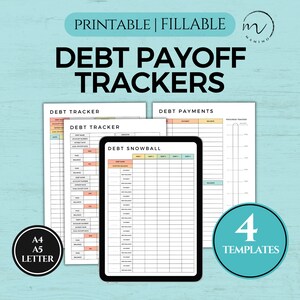 Seguimiento de pago de deuda imprimible, bola de nieve de deuda, registro de pago de deuda, paquete de seguimiento de deuda, progreso libre de deuda, seguimiento de presupuesto, planificador de finanzas
