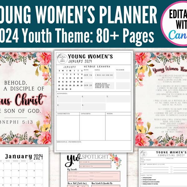 YW Spotlight, YW Spotlight 2024, Yw 2024, Yw Handout, LDS Youth Theme ...