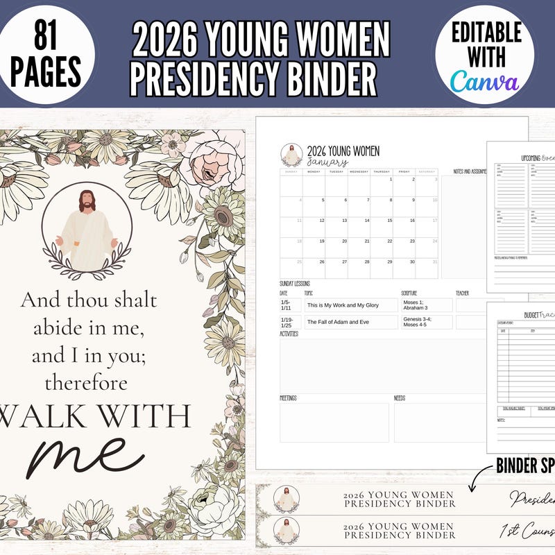 Lds 2026 Young Women Theme Etsy