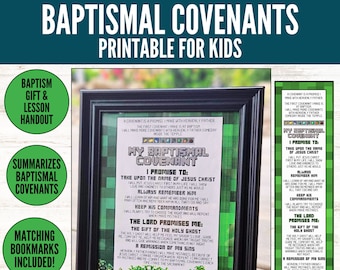 Boy LDS Baptism Gift, Baptism Boy Gift LDS, LDS Baptism Gift, Lds