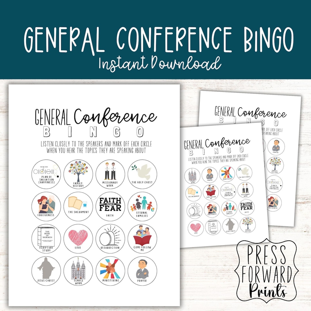 General Conference Bingo LDS General - Il 1080xN.5251631271 9ybj