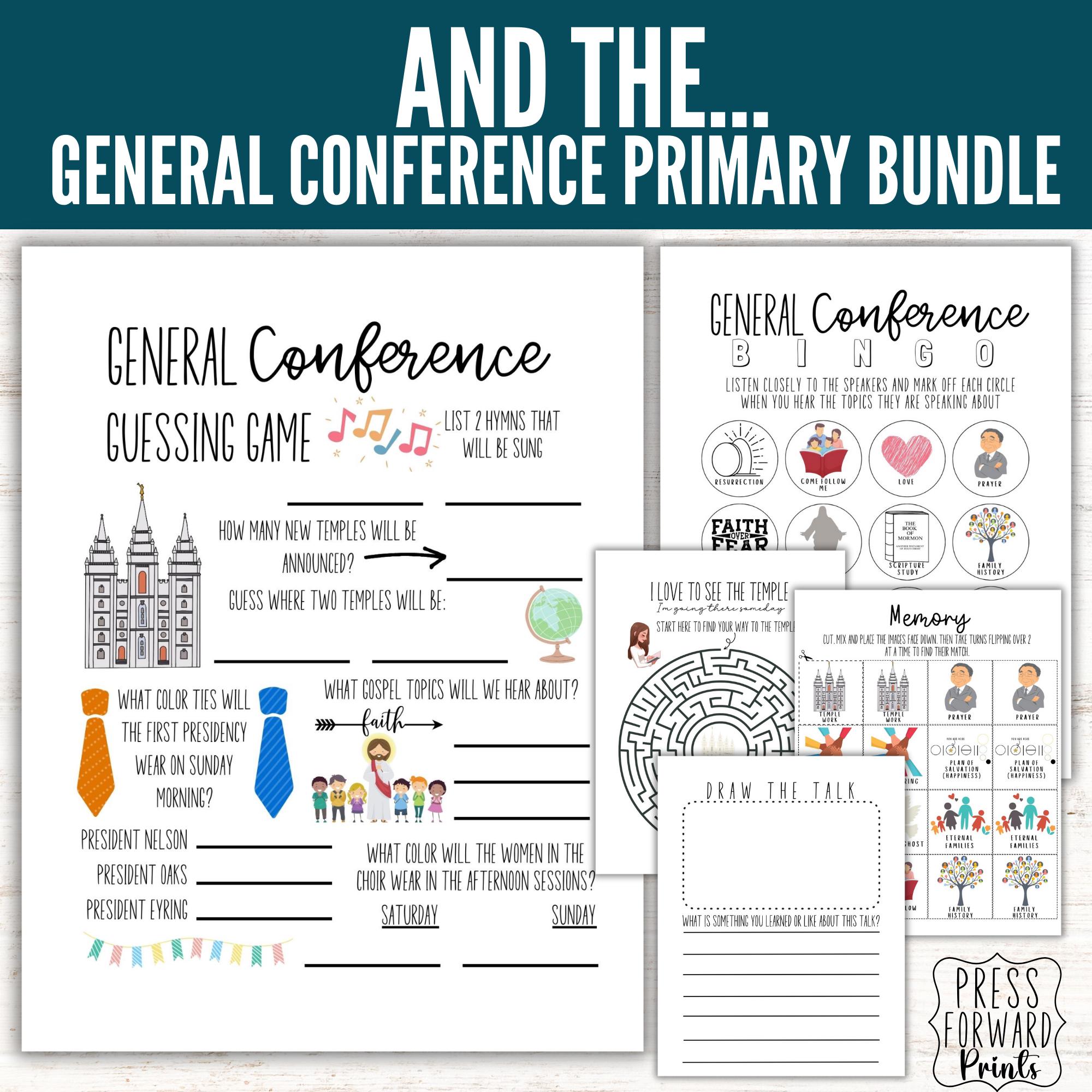Primary Conducting Sheet, Primary Presidency, LDS Primary Presidency ...