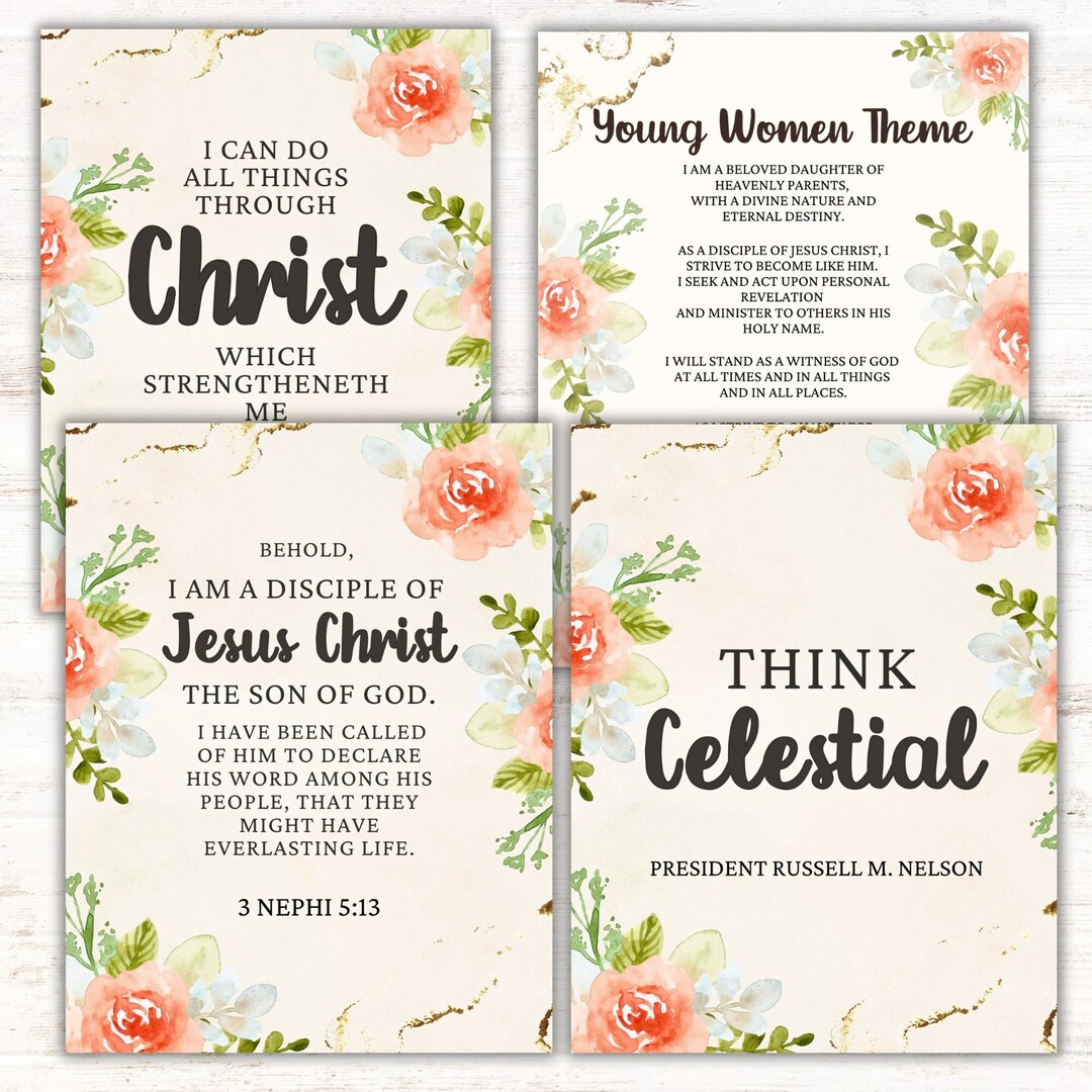 LDS Youth Theme 2024, YW Theme 2024, 2024 Youth Theme, 2024 Youth Theme