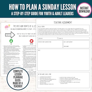 YW Lesson Helps, Young Women Lesson Planning Guide, Come Follow Me 2025, YW Conducting Sheet, Look Unto Christ, YW Come Follow Me
