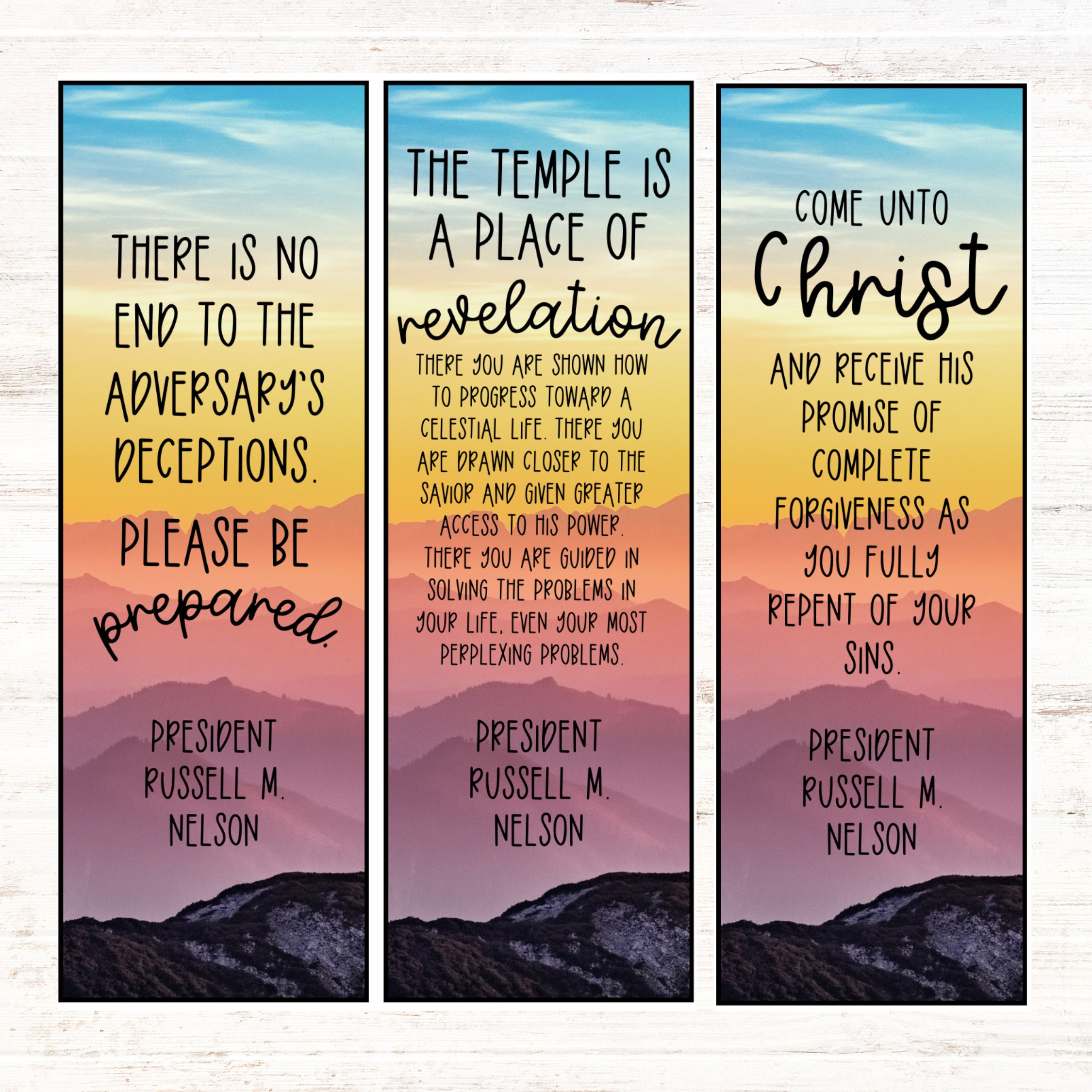 LDS Bookmark, Think Celestial, Think Celestial Print, Think Celestial ...