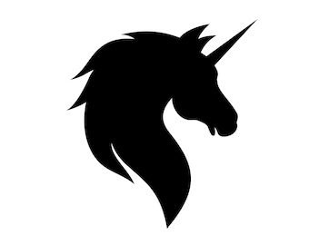 Unicorn Head SVG, PNG, Unicorn cut file for Cricut, Silhouette, Unicorn Clipart, Unicorn Birthday Svg, Unicorn Head Clipart, Cameo