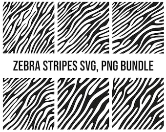 Zebra Stripes SVG Bundle, PNG, Zebra Pattern Svg, Zebra  display picture 3