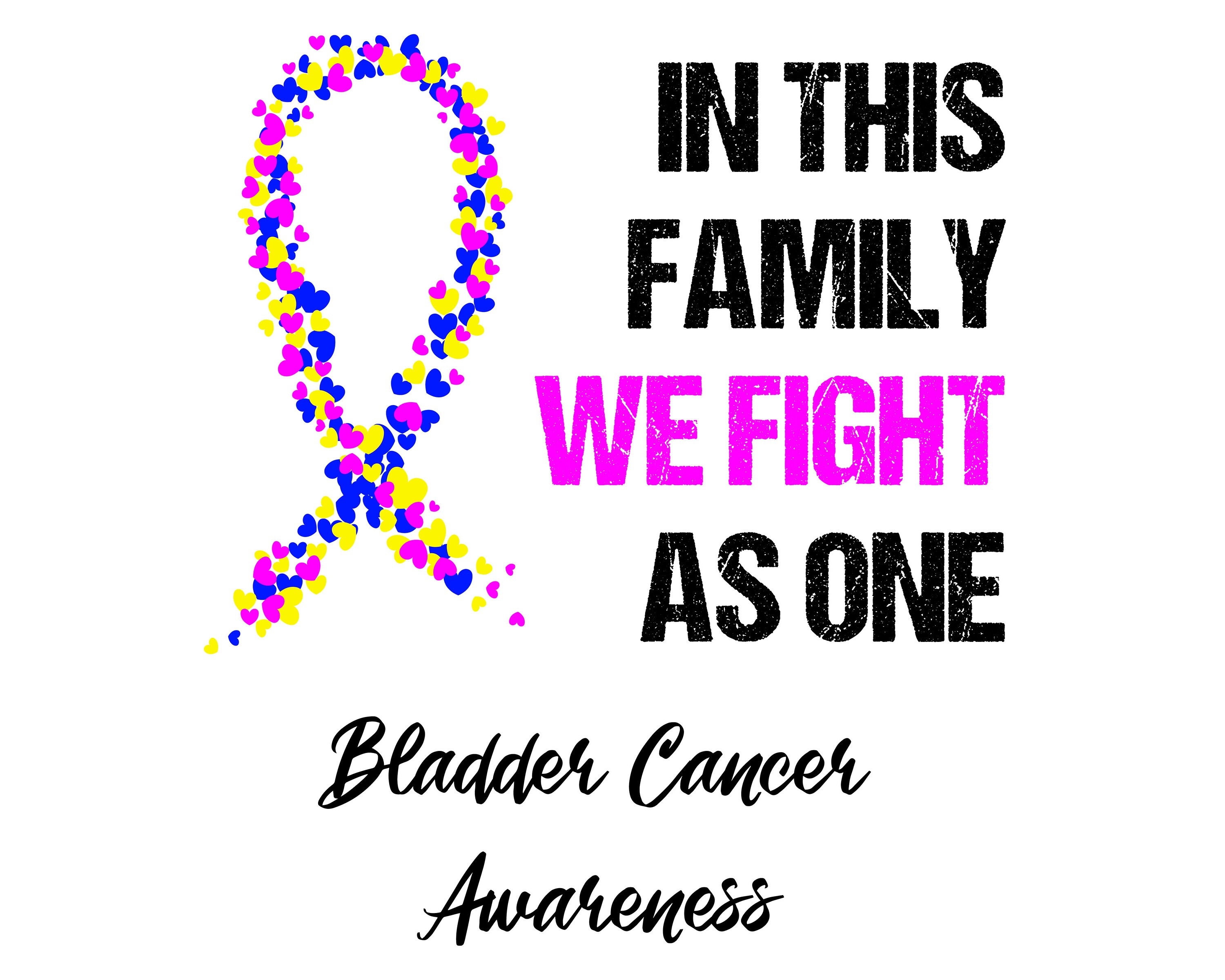 Bladder Cancer Awareness SVG, PNG, 2 Variants, Cut Files for Cricut ...