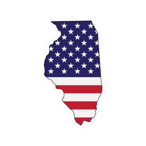 USA Flagge Karte SVG, PNG - Amerikanische Flagge SVG, USA Umriss SVG, USA Silhouette - geschnittene Datei für Cricut, Silhouette, Clip art